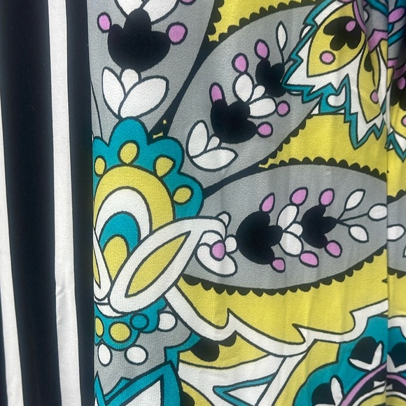 Ashley Stewart Abstract Floral Keyhole Stretch Sheath Dress 20 - Picture 4 of 7